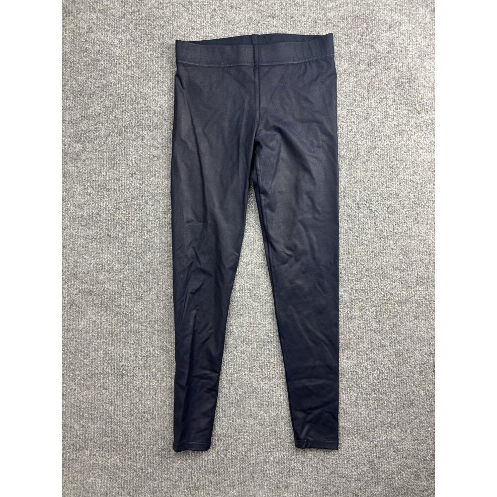 David Lerner Leggings Womens Small Blue‎ Mid Rise Ankle Yoga Pants Stretch